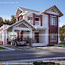 1951 sq-ft Modern sloped roof home