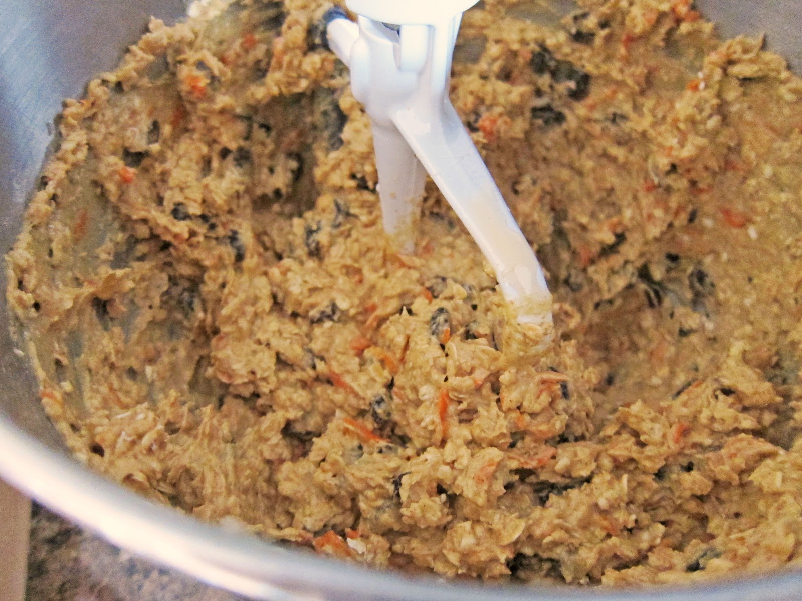 The Sweet Chick Honey Carrot Oatmeal Raisin Cookies