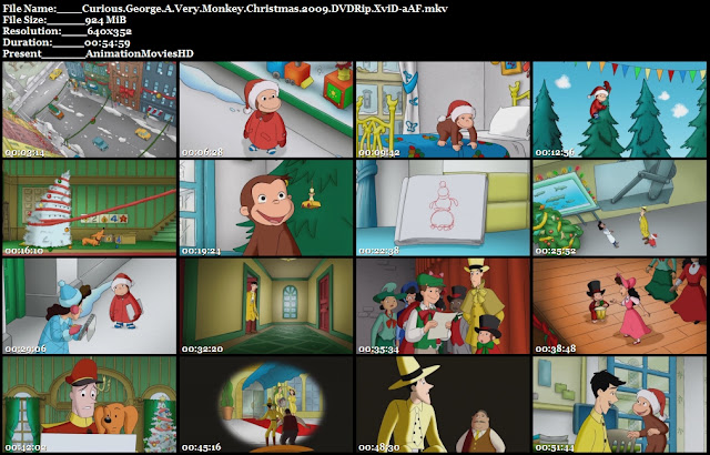 Curious George - A Very Monkey Christmas (2009) DVDRip พากษ์ไทย