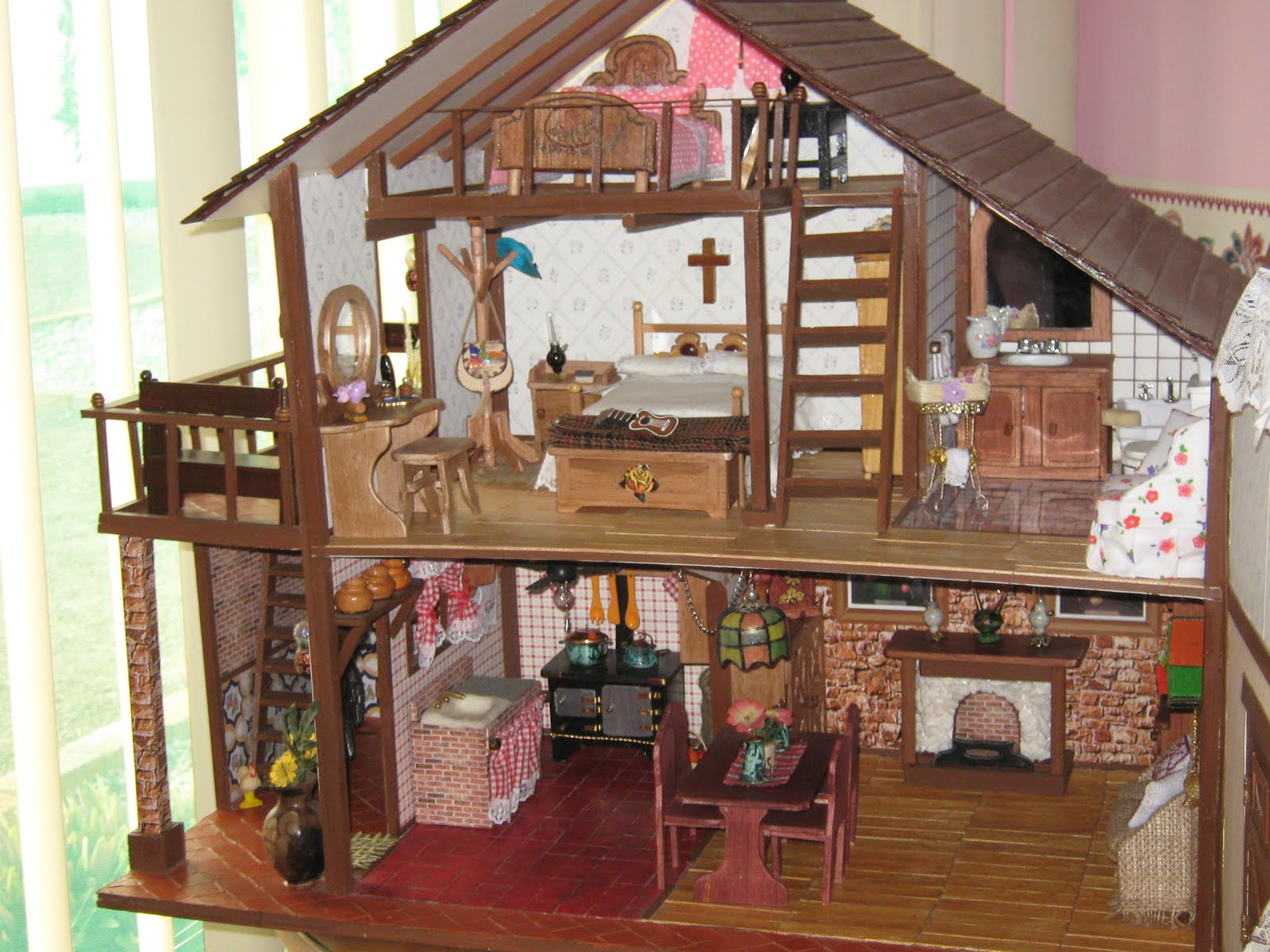 Muñecas Barbie Como Decorar Una Casa De MuÃ±ecas De Madera Muñecas