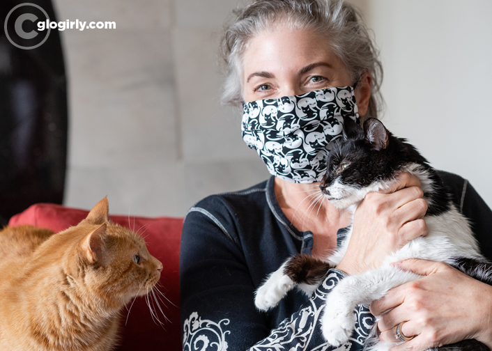 Glogirly The Masked Cat Girl