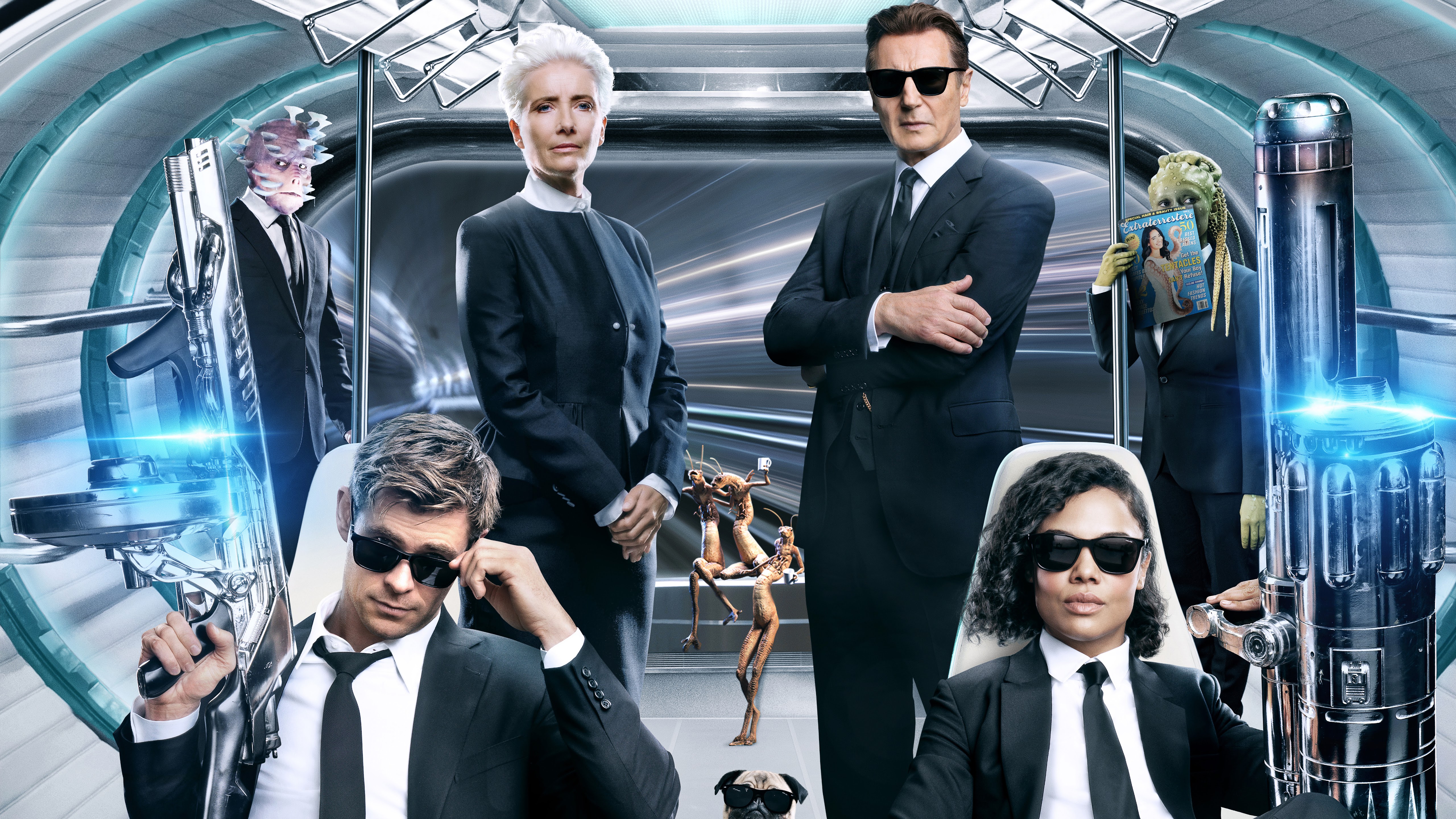 Men in Black: International, Characters, Cast, 8K, #5 Wallpaper PC Desktop
