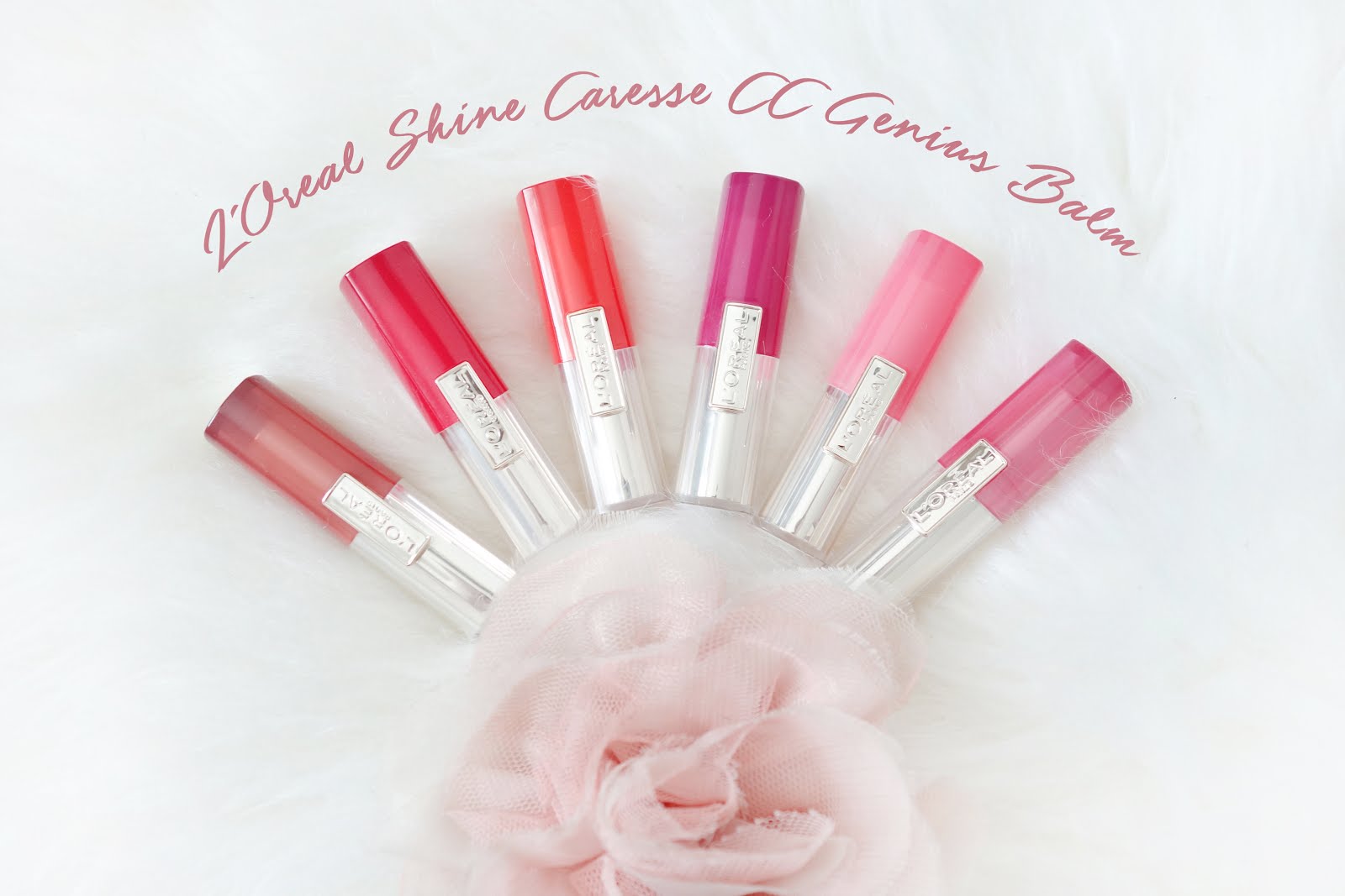 L'Oreal Shine Caresse CC Genius Balm Review and Swatches