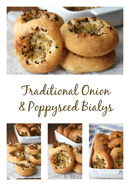 Traditional Onion and Poppyseed Bialys