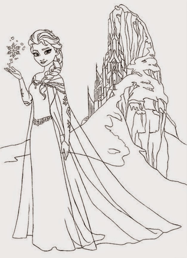 Frozen castle coloring pages coloring.filminspector.com