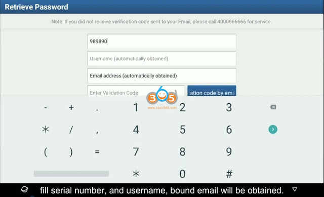 پسورد 3 Launch X431 PAD V PAD VII را بازیابی کنید