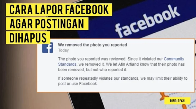 Cara Melaporkan Postingan Facebook agar Dihapus