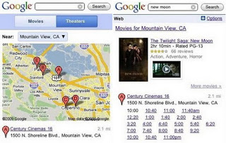 Google offers new search results for movies