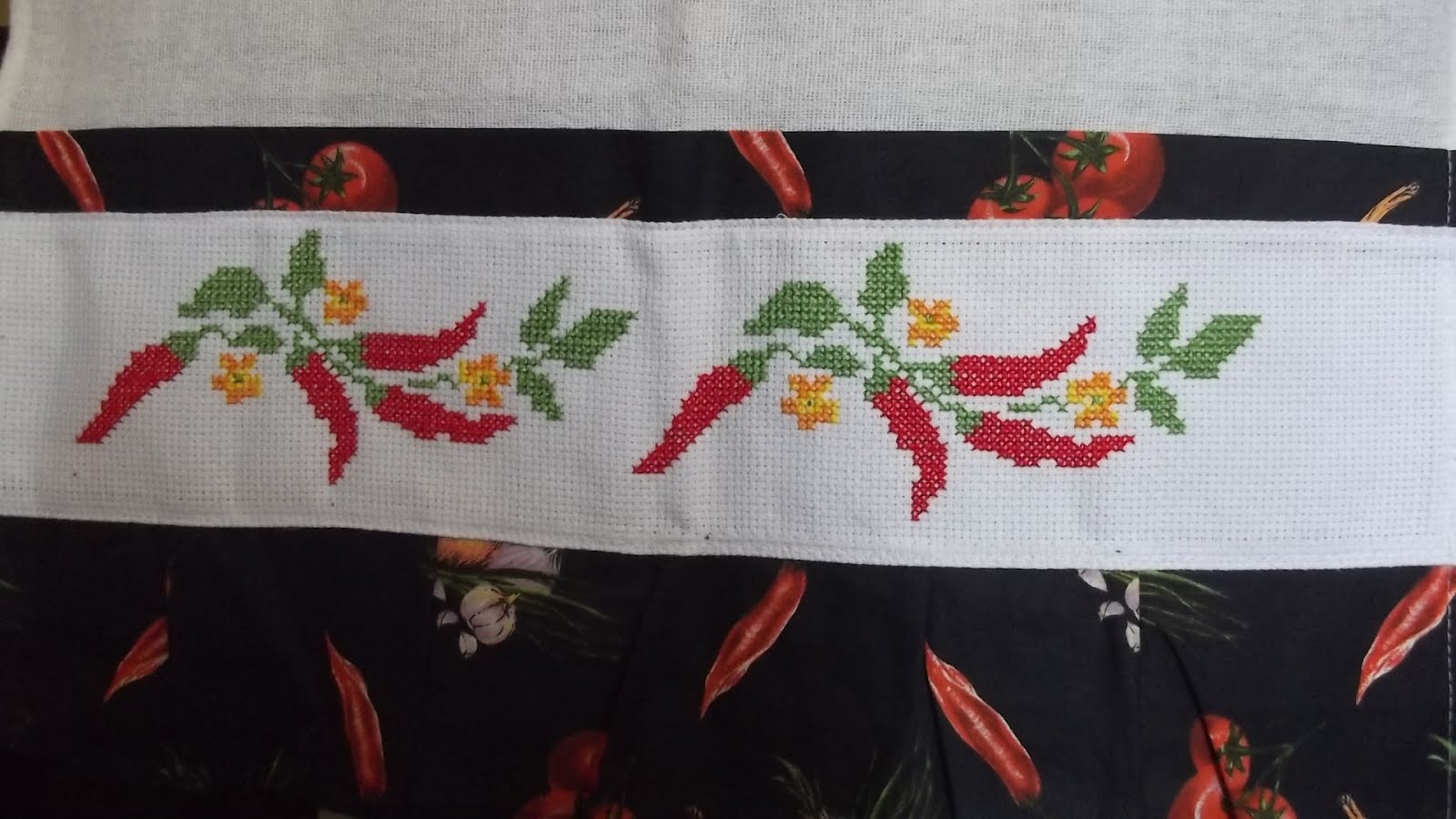 Pimentas Em Ponto Cruz