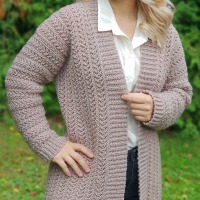 chic aran cardigan