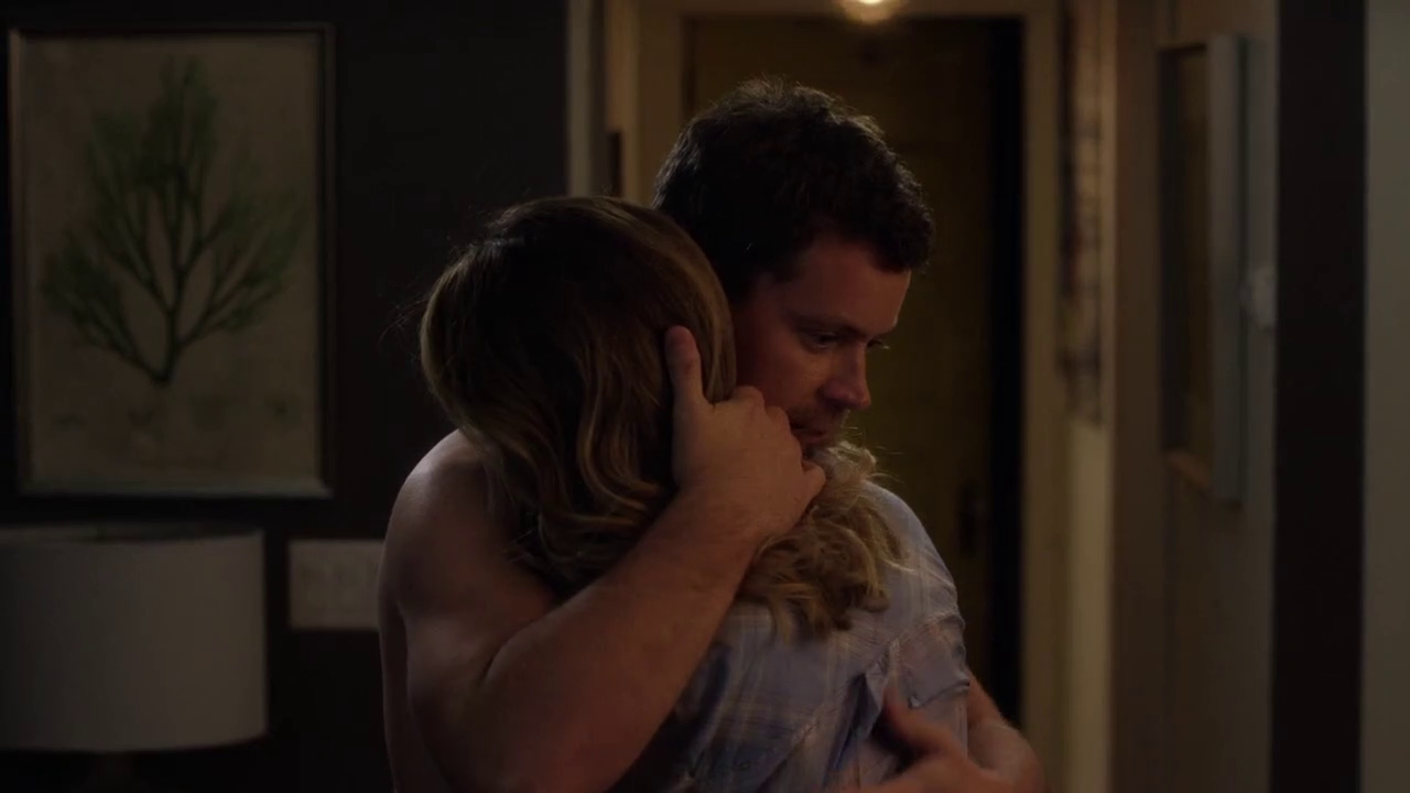 Greg Poehler shirtless in You Me Her 1-06 "The T Word" 