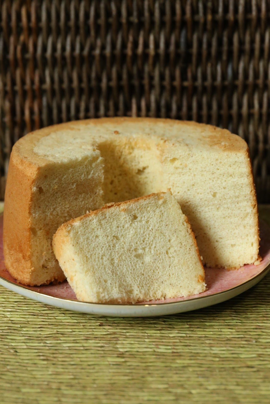 Honey Bee Sweets Almond Chiffon Cake