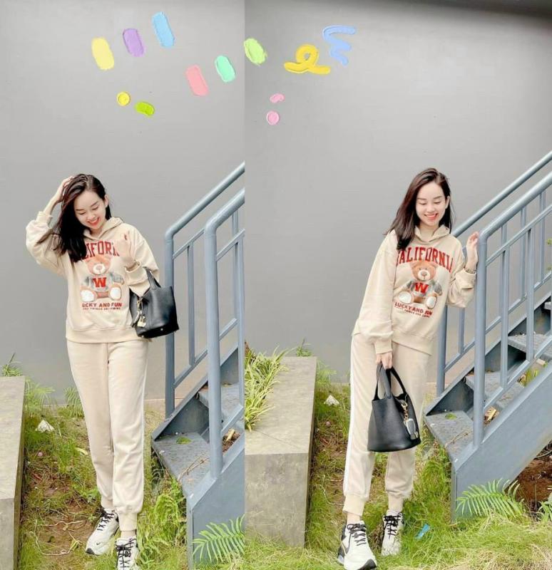 Sét nữ gấu dày nhẹ