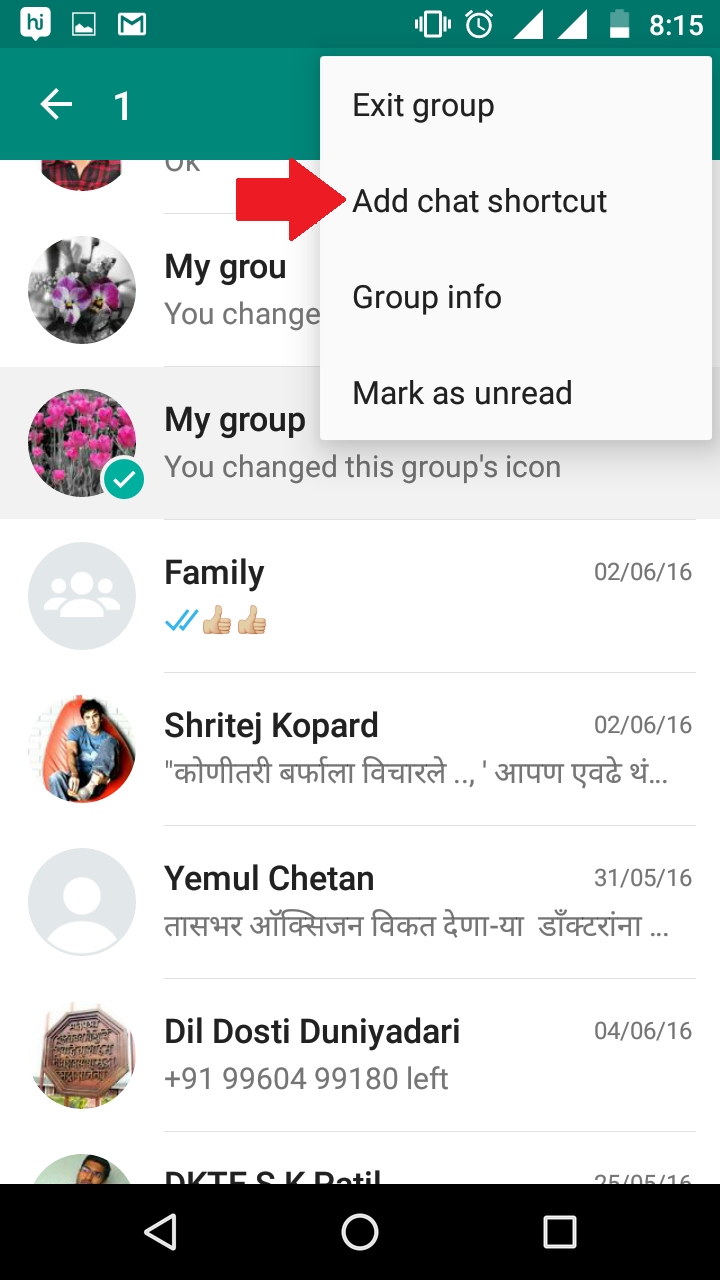 How to create chat shortcut to speed up communication on whatsapp How