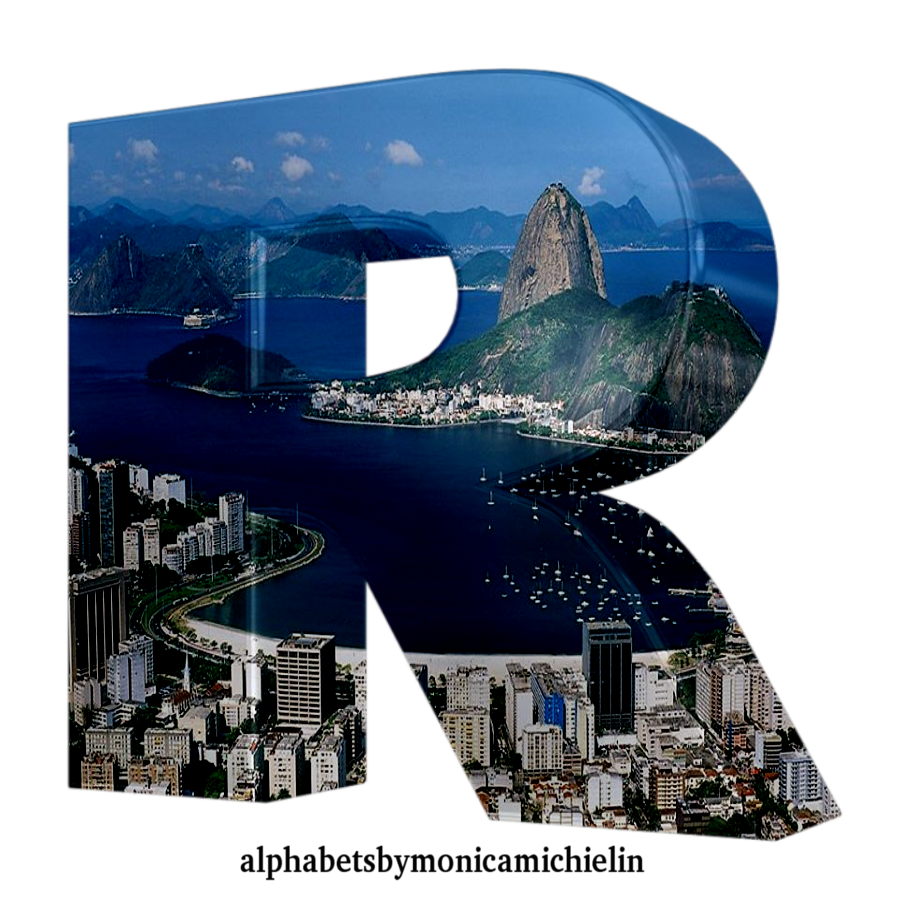 M. Michielin Alphabets: RIO DE JANEIRO CITY SUGAR LOAF BRAZIL ALPHABET