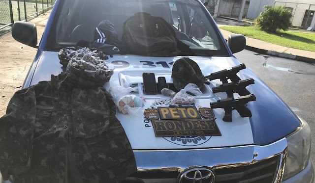 Operação da PM termina com 3 mortos, armas e drogas apreendidas em Salvador