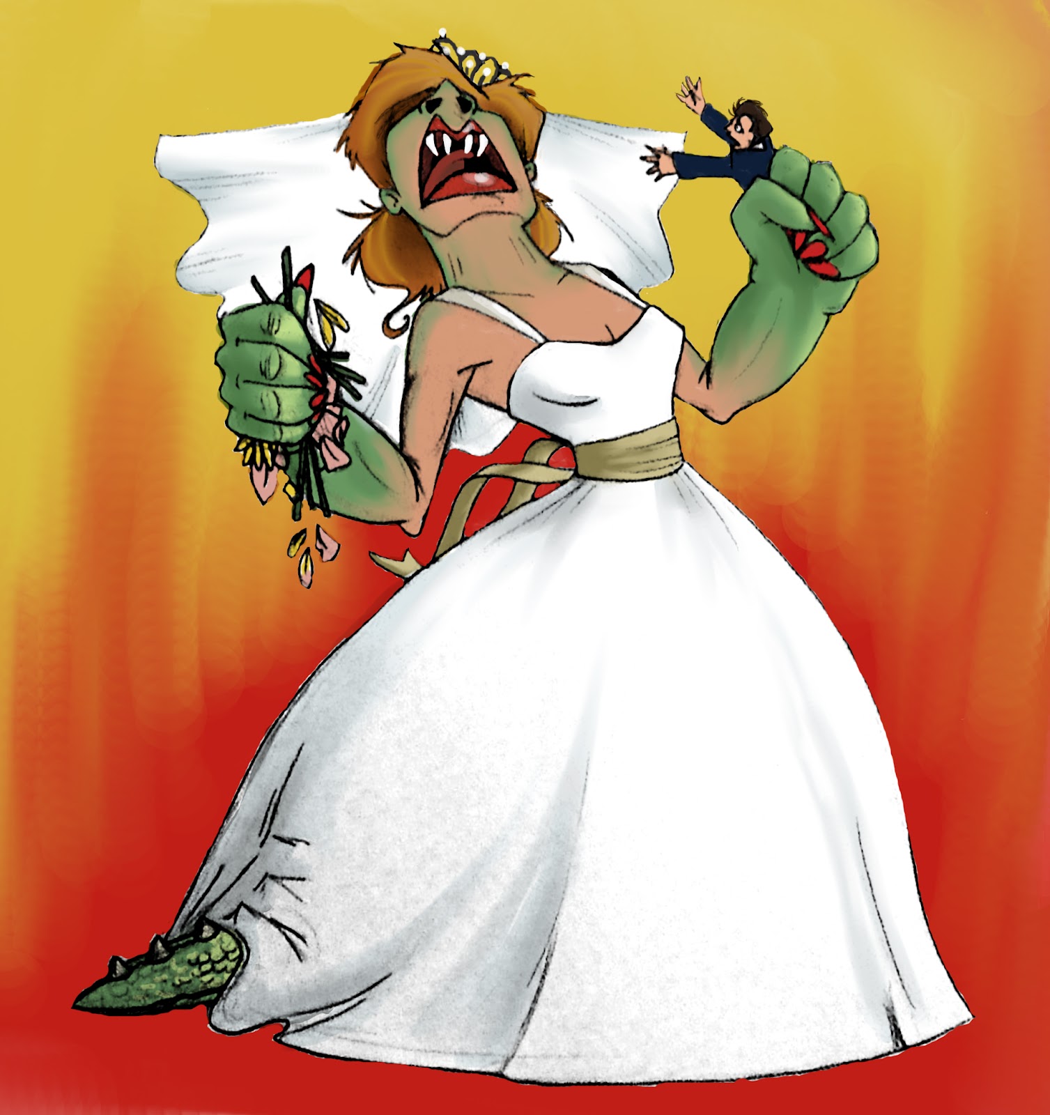 Amy Doodle: Bridezilla