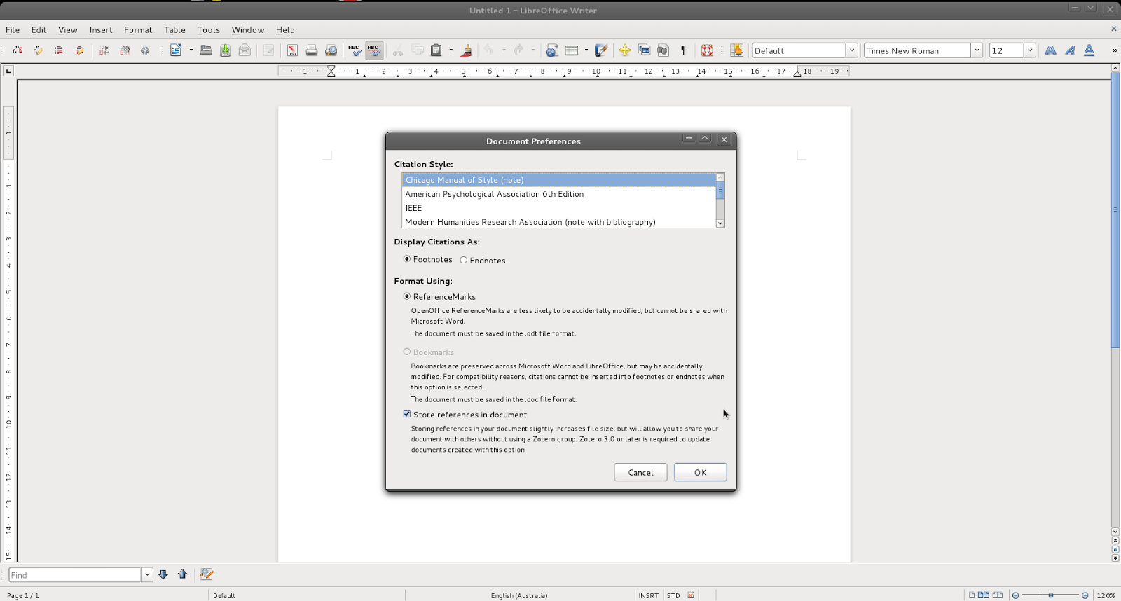 zotero libreoffice zotero libreoffice