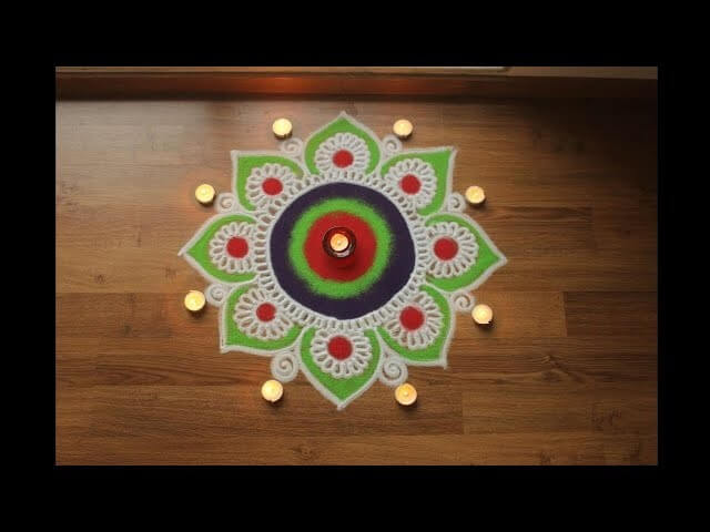 Freehand Rangoli Easy And Simple Rangoli Uptodate Daily