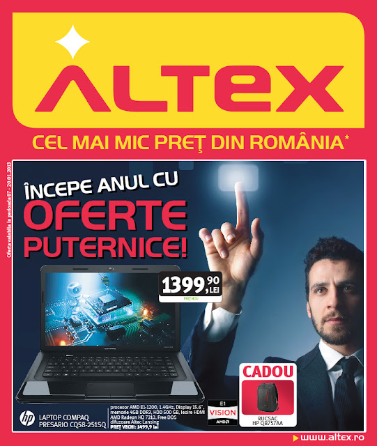 Catalog oferte si promotii Oferta Altex Pascani 720 ianuarie 2013