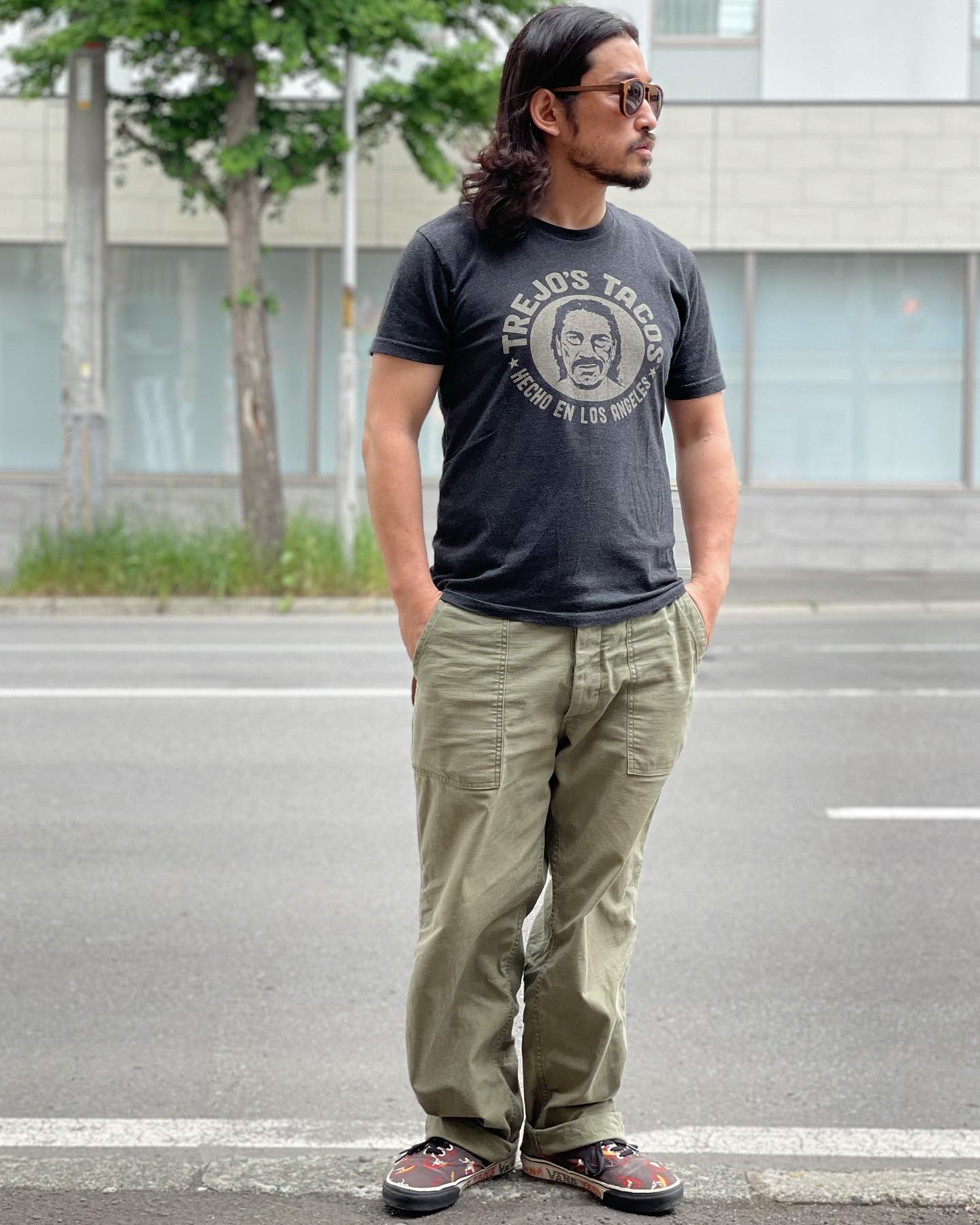 TCB jeans 50's BAKER PANTS OLIVE