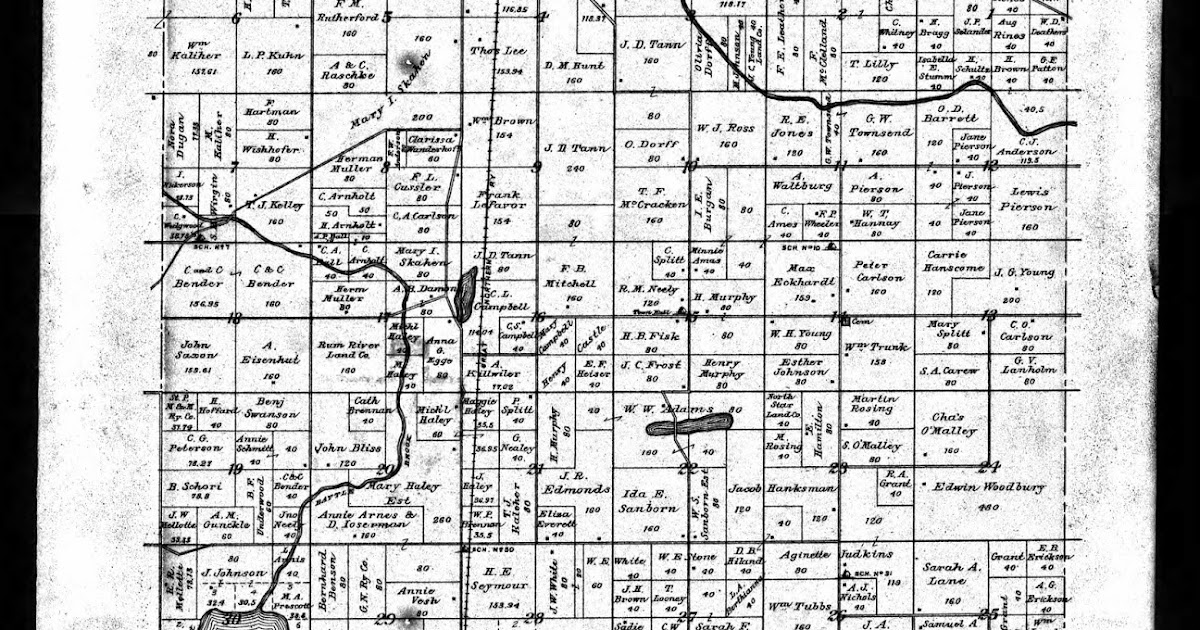 Lost Stories and Photos of Minnesota Plat of Baldwin Township, MN