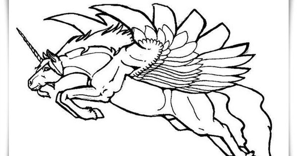 Malvorlagen Einhorn Pegasus