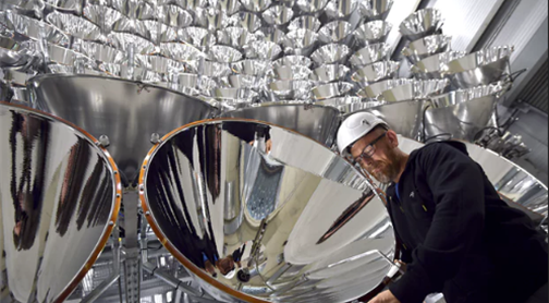 Let there be light: Germans switch on 'largest artificial sun'
