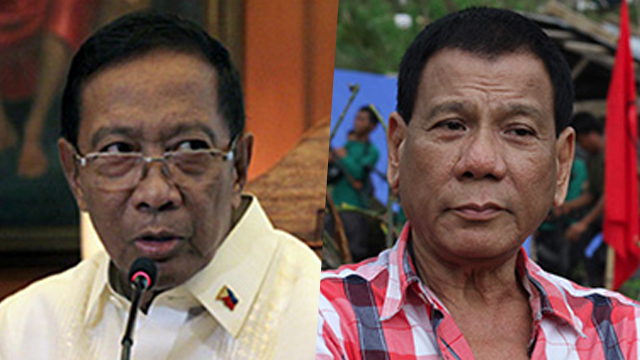Duterte-Binay serye continues: 'I will send Dutere to jail', says Binay