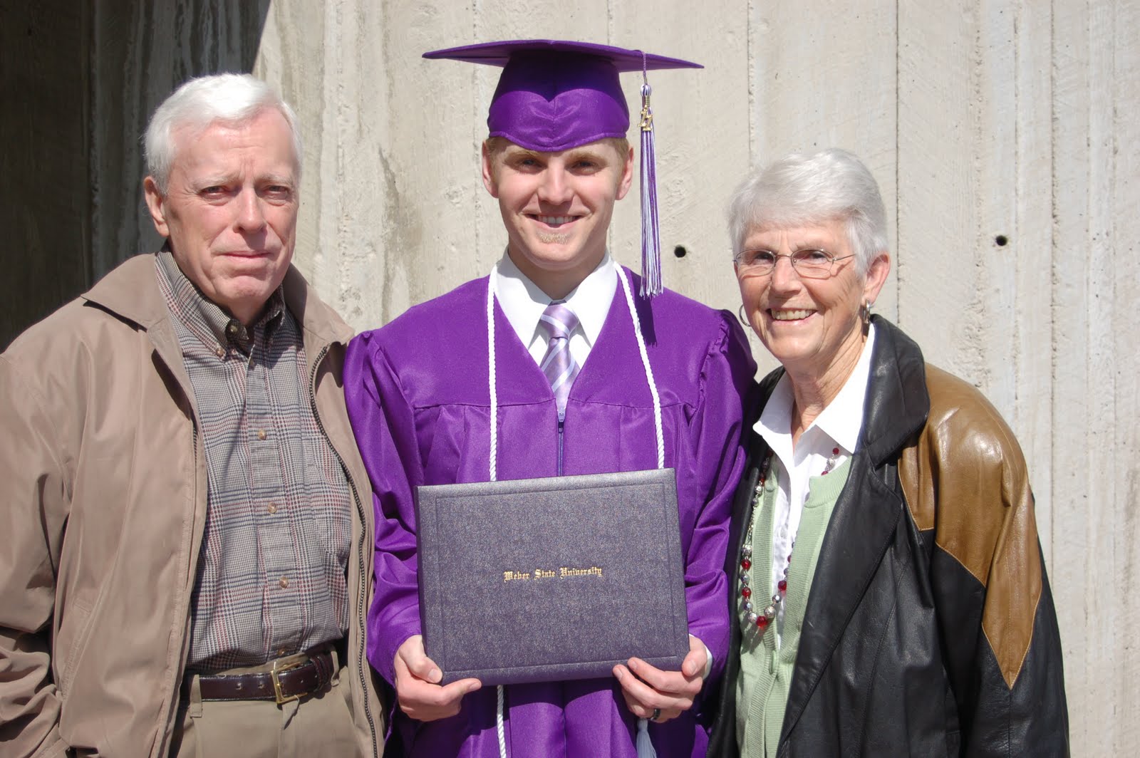 The Peay Family Weber State University Graduation