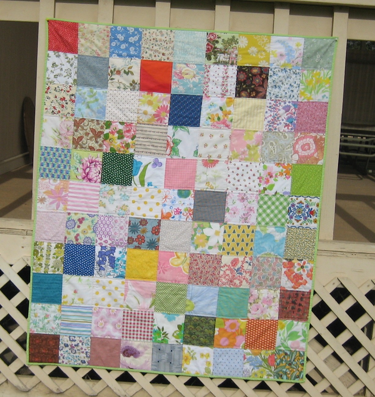 Mama Said Sew Vintage Squares Quilt