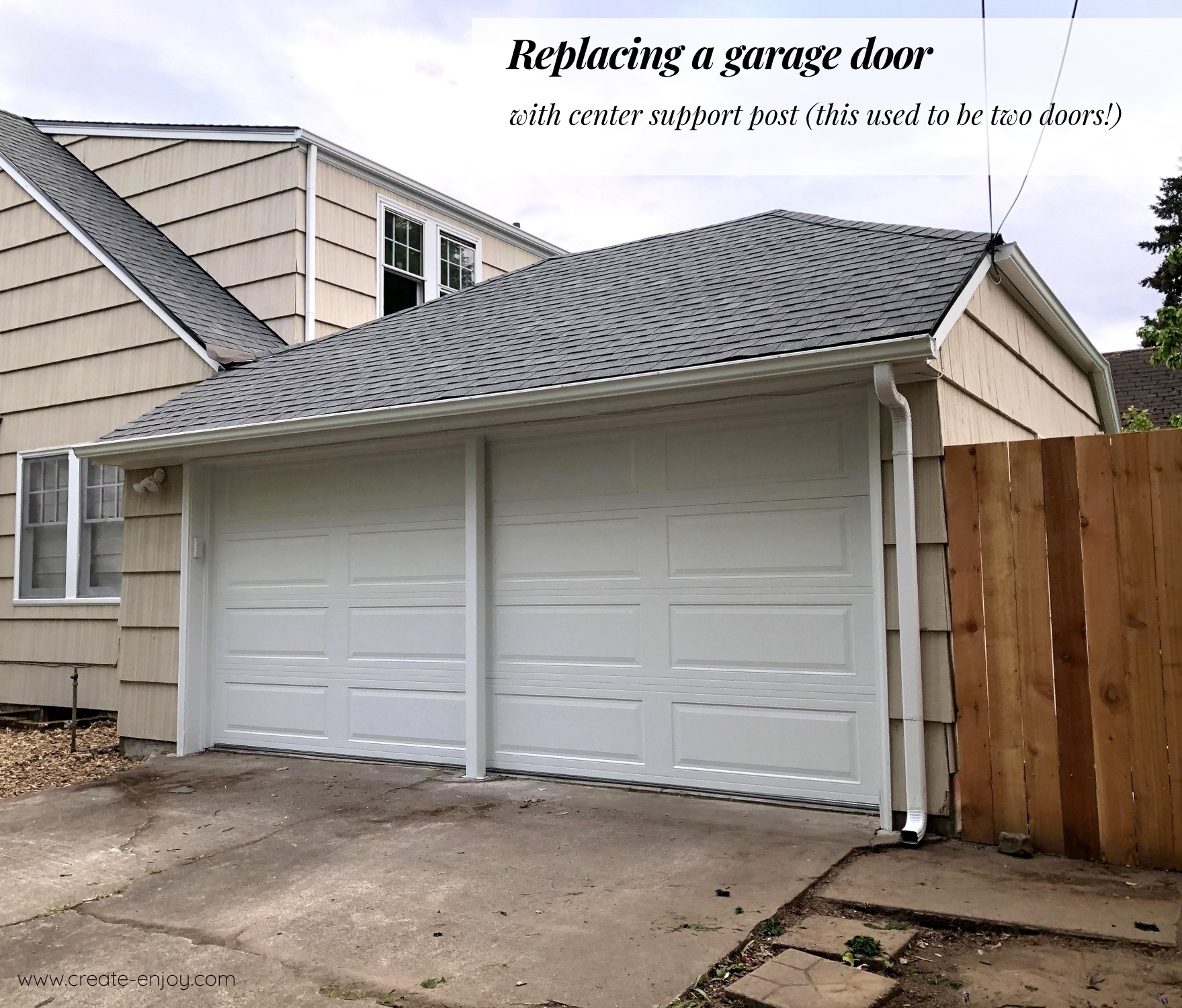 Replacing and reinforcing our garage door! Cost, process, timing