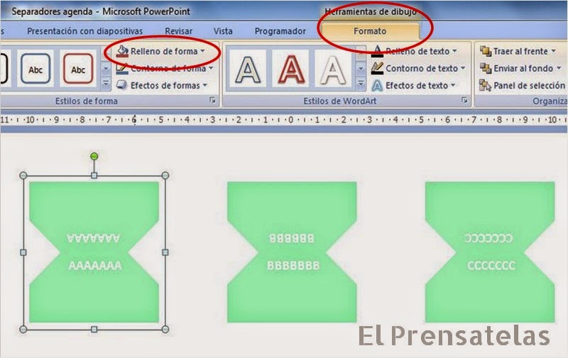 Tutorial Separadores Agenda