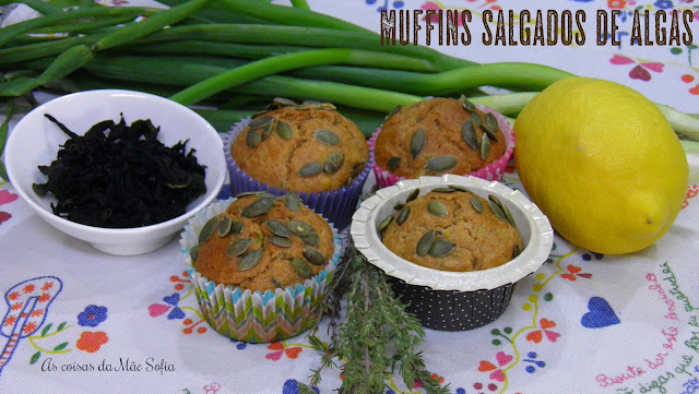 Muffins Salgados de Algas