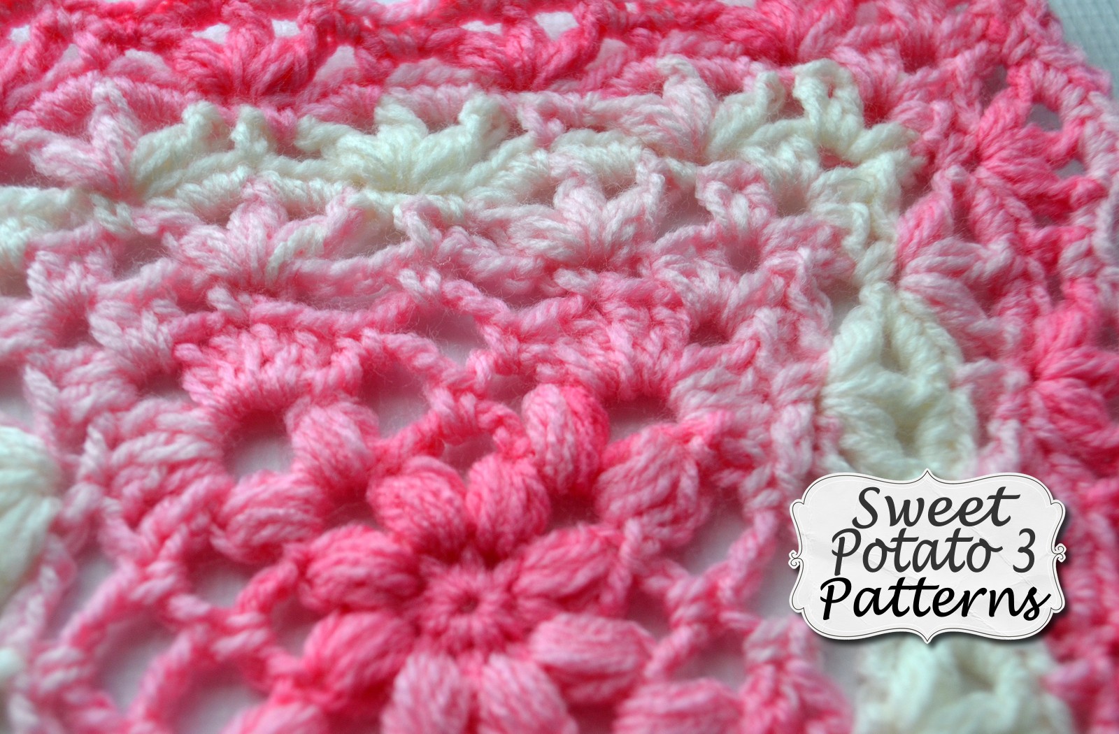 My Sweet Potato 3 Flower Petal Blanket Pattern