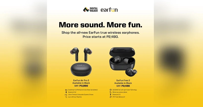 EarFun True Wireless Headphones Now Available at Digital Walker