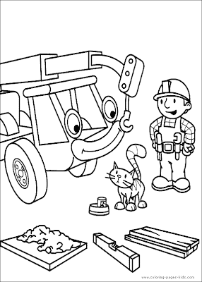 Bob the Builder Coloring Pages 