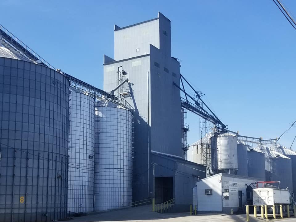 Towns and Nature Marengo, IA 1978 Wood Grain Elevator