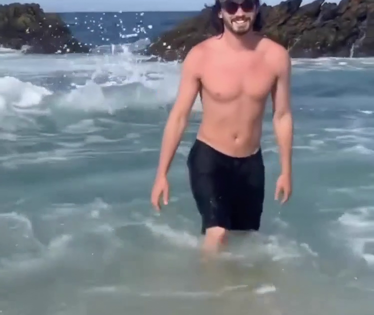 ausCAPS: Logan Lerman shirtless on Instagram