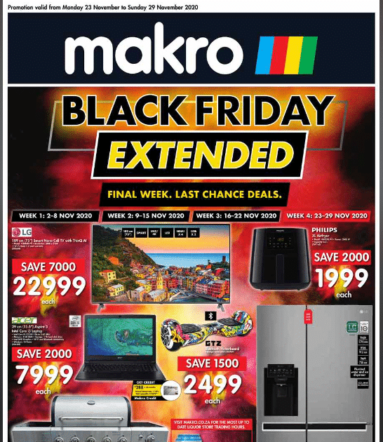 [Updated 2020] Makro Black Friday Deals Revealed