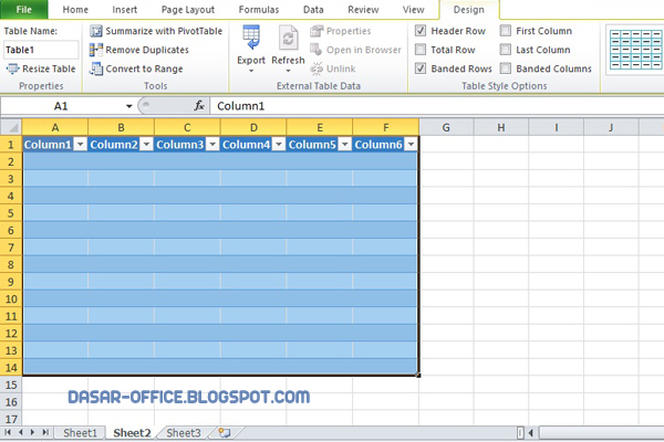 cara membuat kolom di Excel menggunakan symbol &