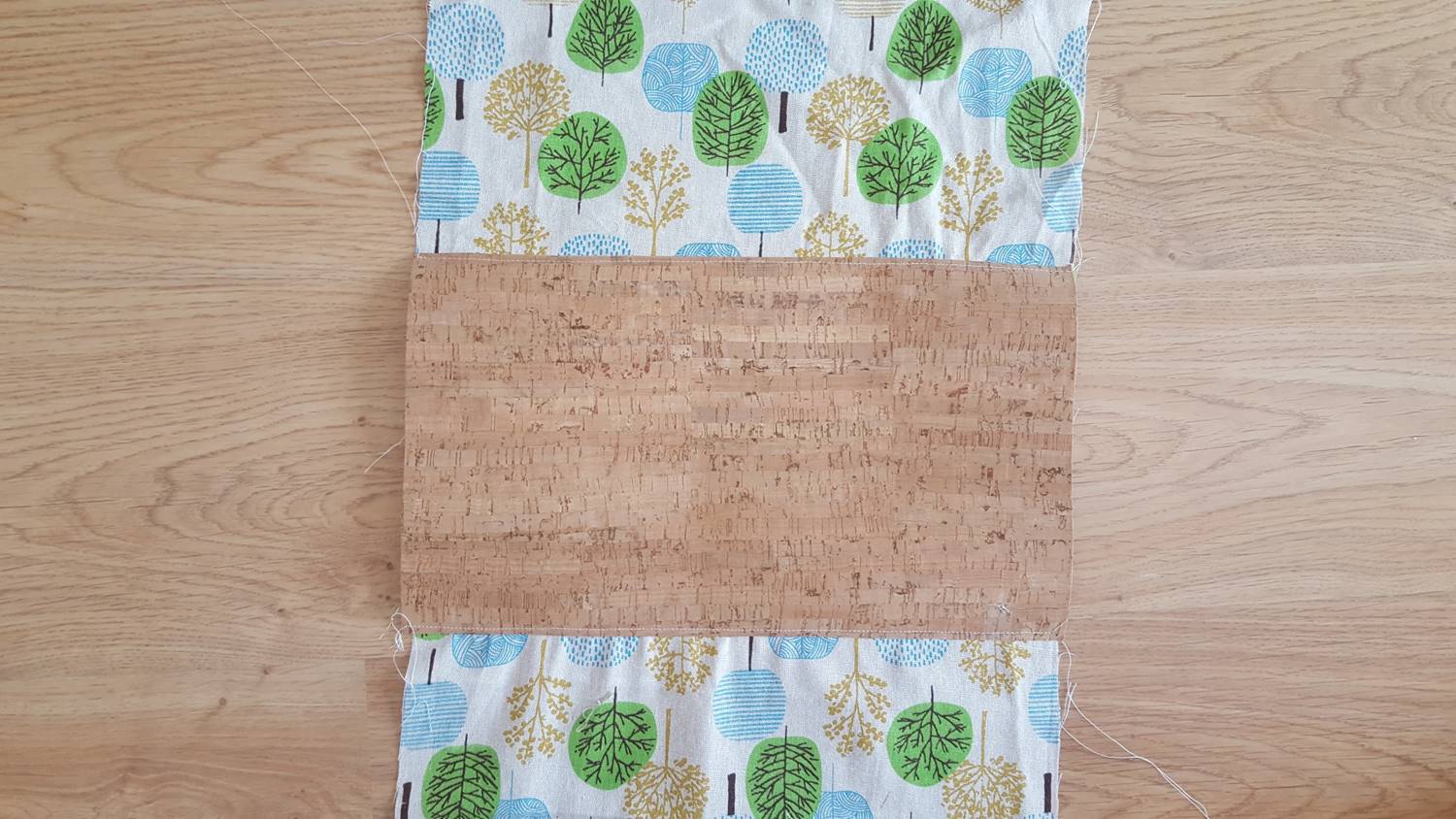 Cork and fabric tote bag Keeping it Real