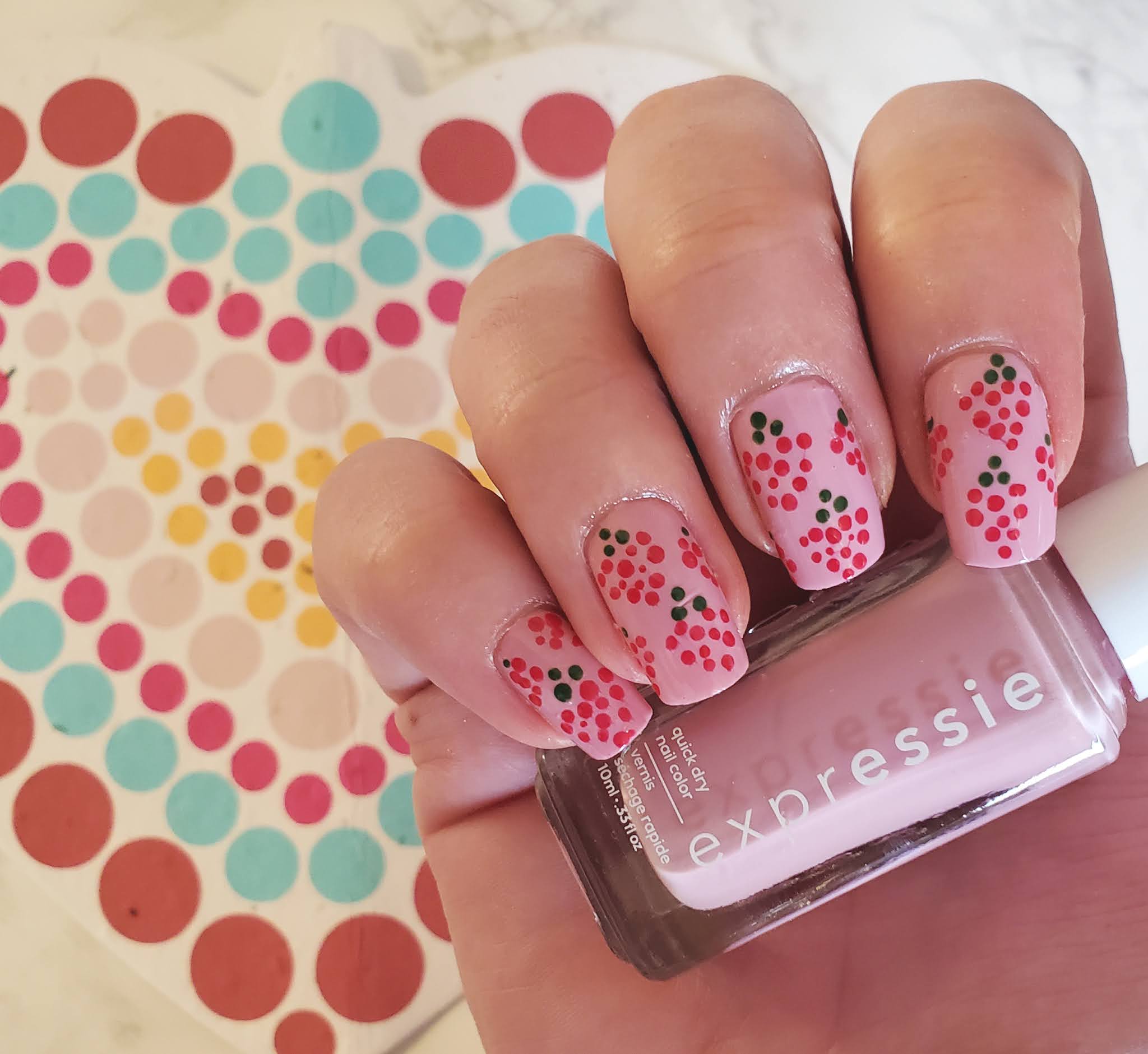 Manicure Tuesday - Heart Berry Nails