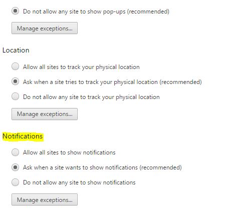 How to Turn Notification on and off in Google Chrome | The Geek Info