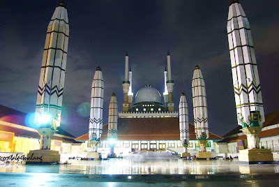 tempat wisata semarang - masjid agung jawa tengah MAJT