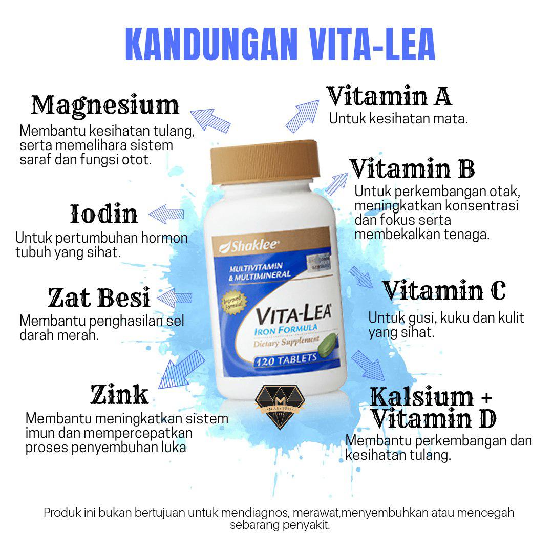 Vitalea Shaklee Keisitimewaan, Fungsi, Kandungan Dan Manfaat