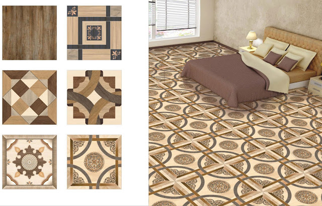 Porcelain Floor Tiles | Black Porcelain Floor Tile | Patterned Porcelain Floor Tiles 