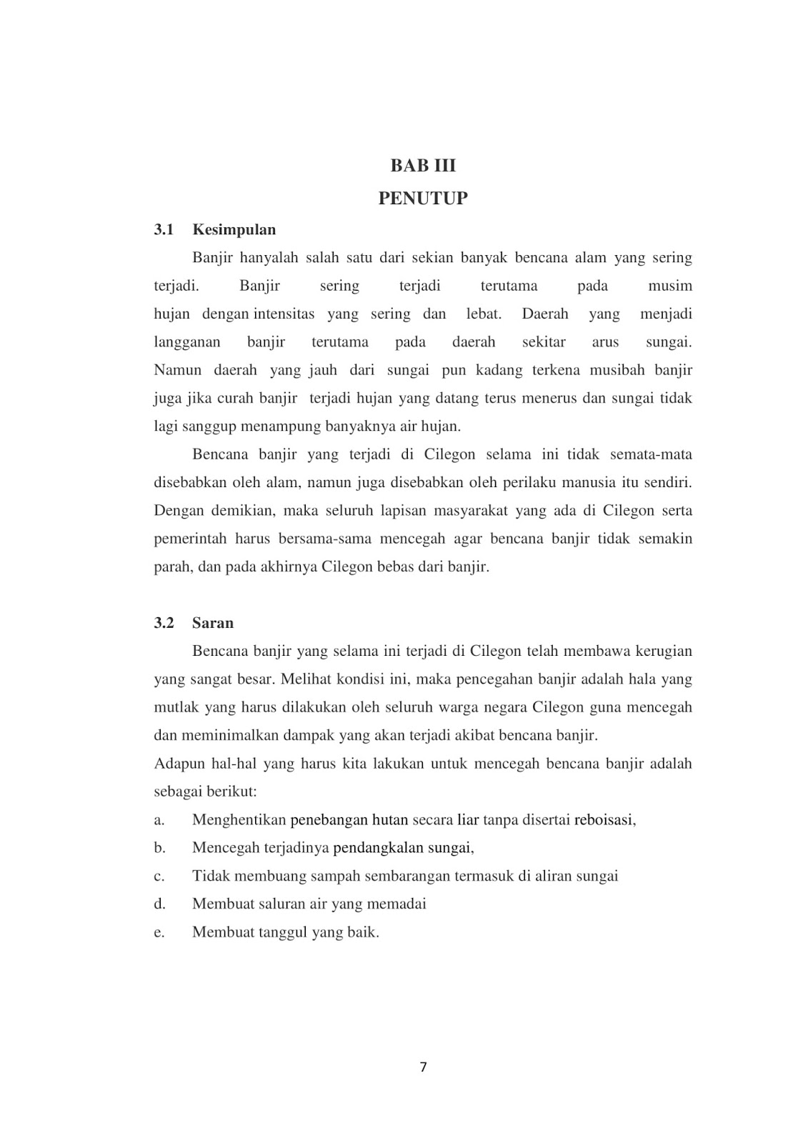 MAKALAH BANJIR DI CILEGON to SpenArticle