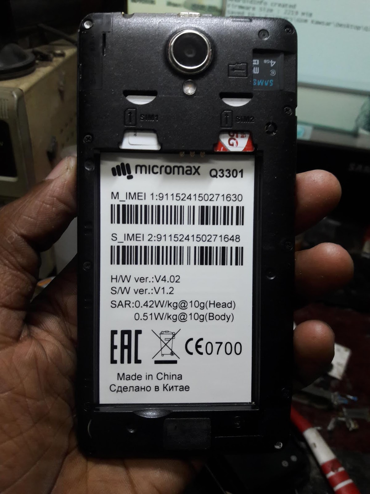 Micromax Q3301 firmware Test Without password - All Mobile Tips BD