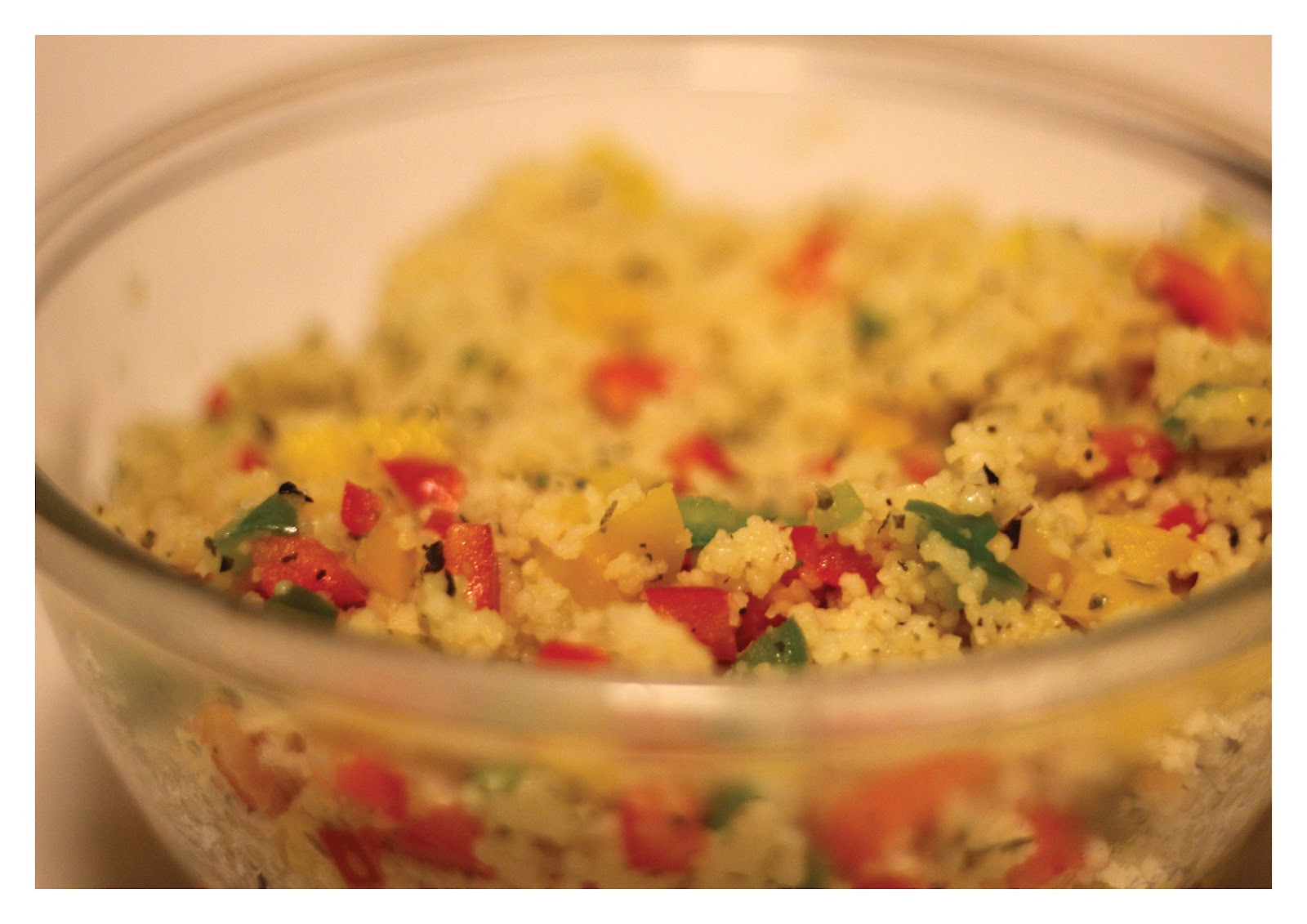 Communicating & Cooking Cous Cous Salad with Mixed Peppers